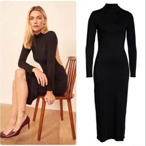 Reformation Jameson Backless Cutout Dress